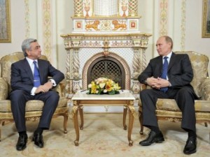 встреча Путина с коллегой в Армении