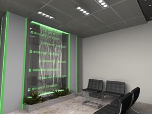 декоративный водопад